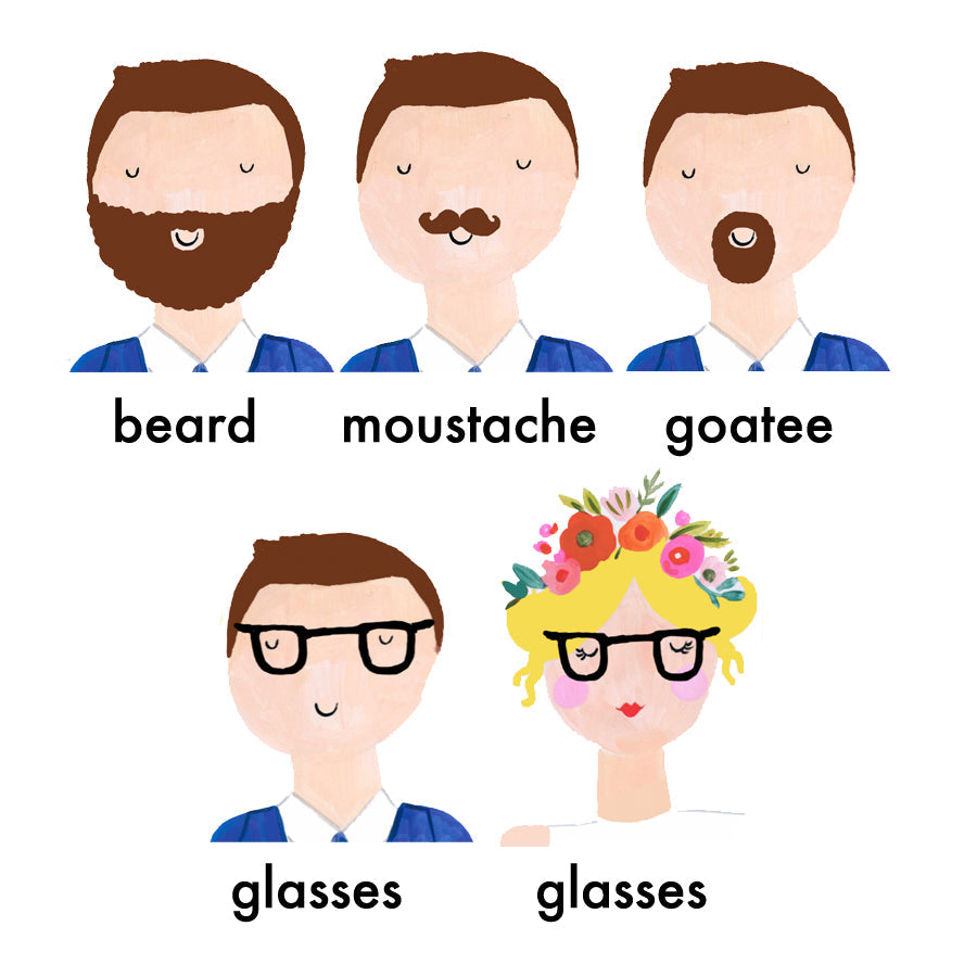 Customised Floral Couple Wedding Print