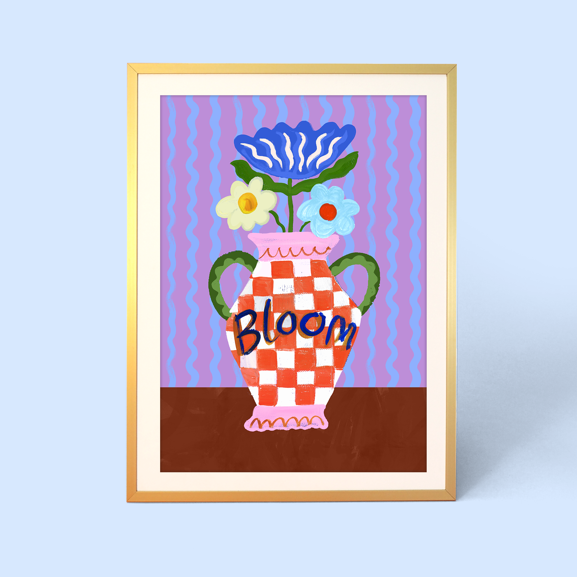 Bloom Flower Vase Print