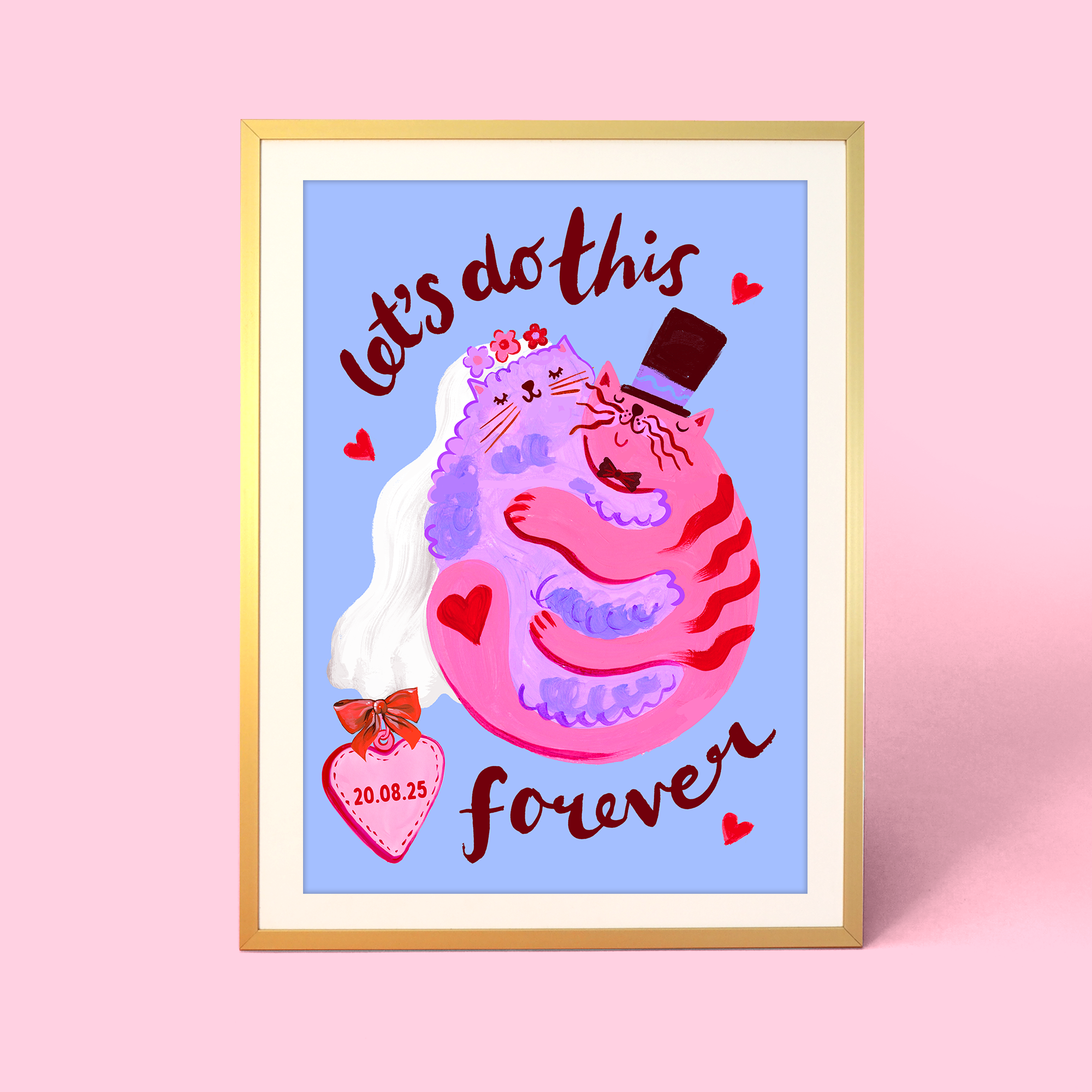 Let's Do This Forever Personalised Print