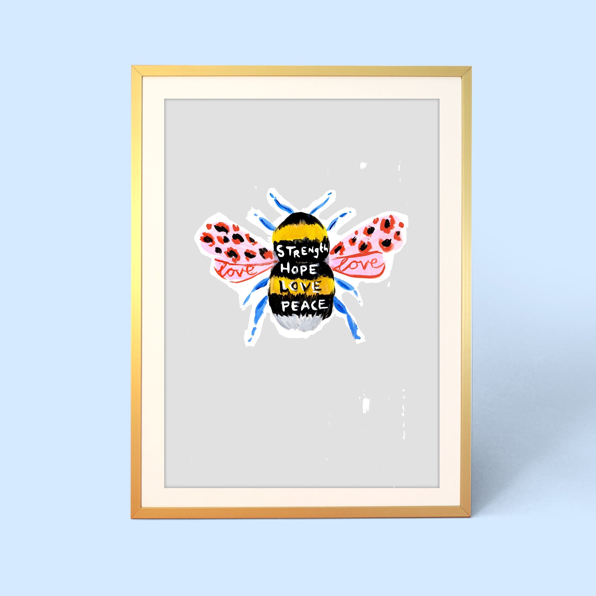 Manchester Bee Print