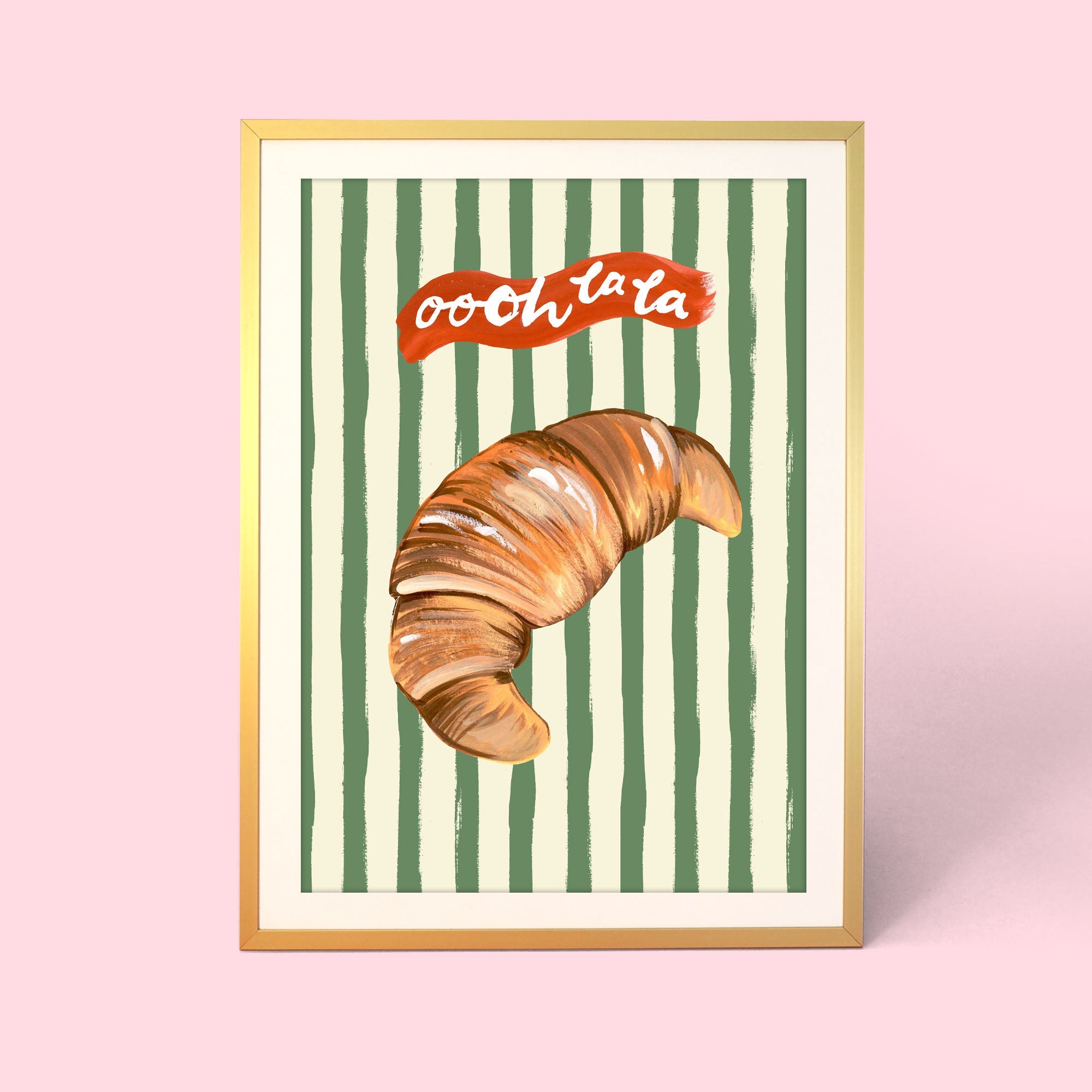 Oooh La La Croissant Print