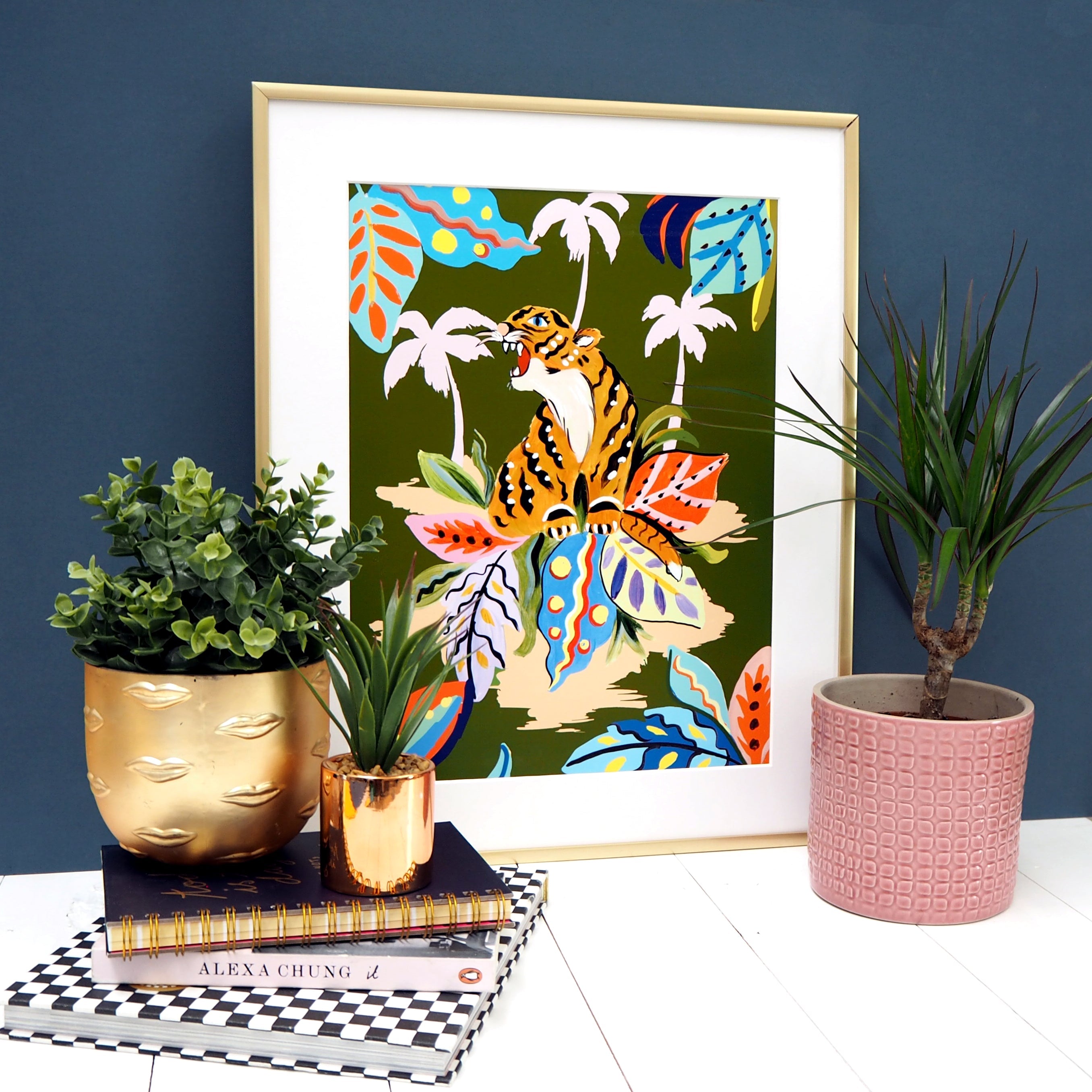 Tropical Tiger Print
