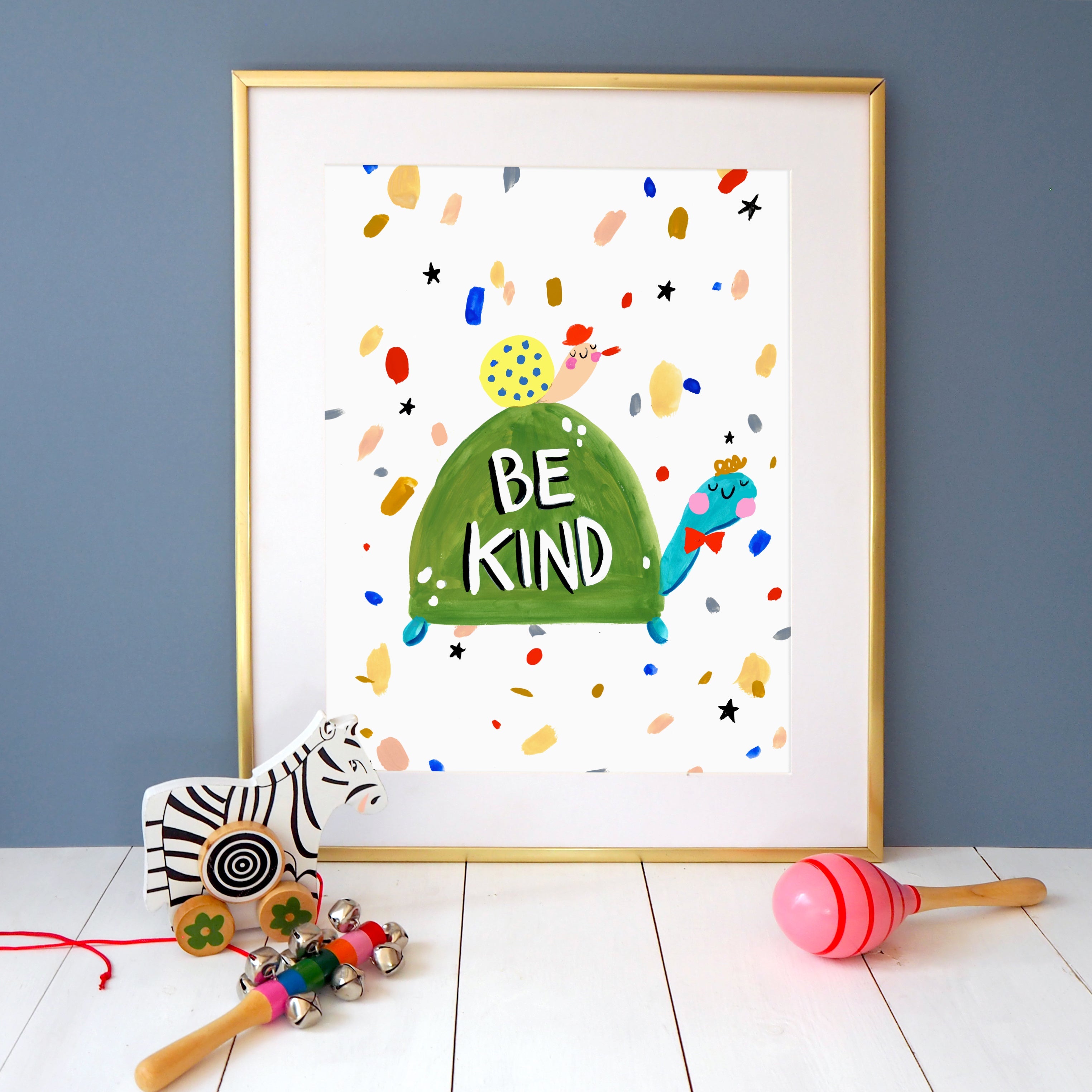 Be Kind Tortoise Print