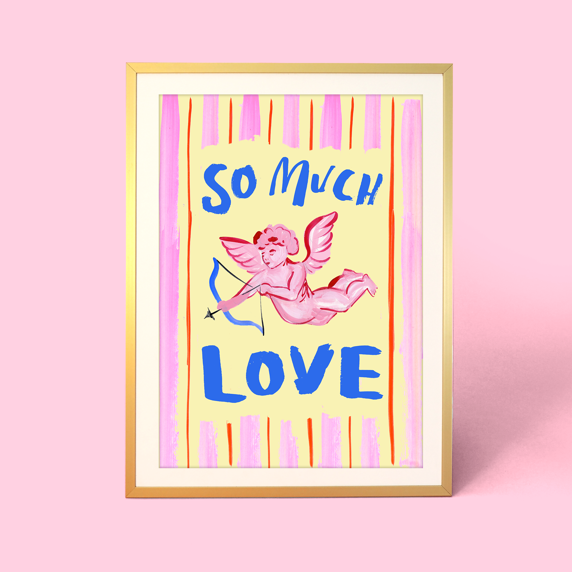 So Much Love Cupid Print