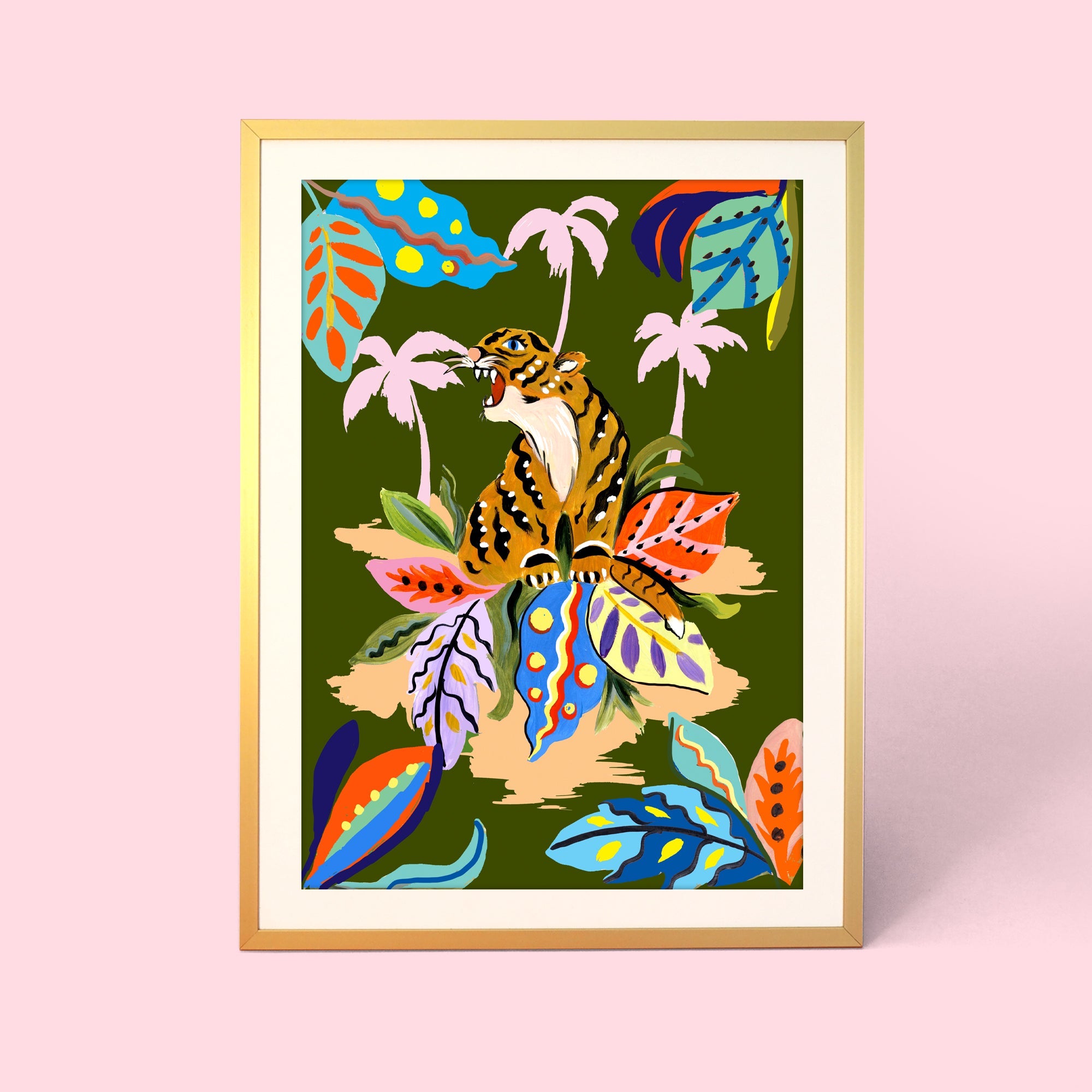 Tropical Tiger Print